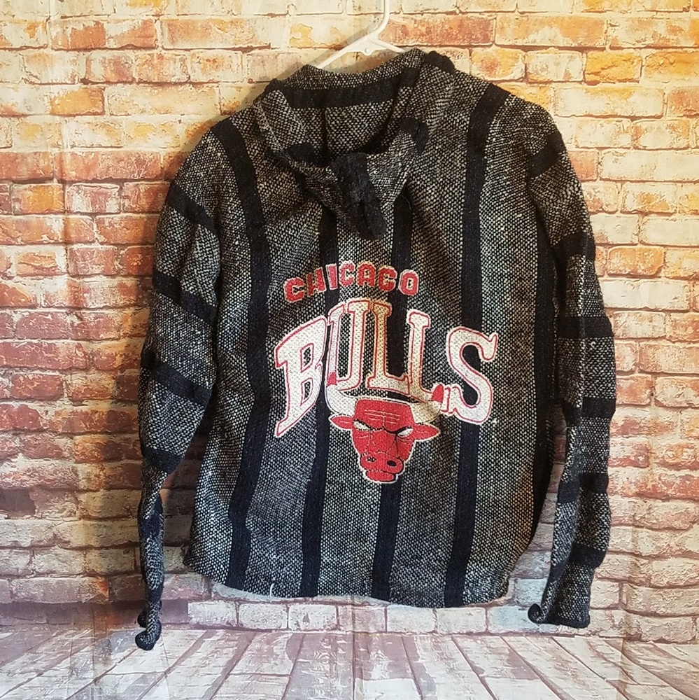 Chicago bulls vintage knit serape sweater
